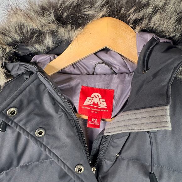 Eastern Mountain Sports Dark Grey Puff Winter Jacket XS - Picture 5 of 14